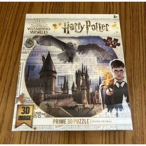 Harry Potter Prime 3D Puzzle Hogwarts Castle & Hedwig Flying Wizarding World New